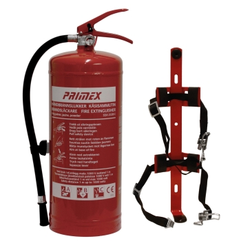 BRANDSLÄCKARE 6KG MED HÅLLARE